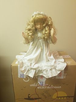 Praying Porcelain Doll