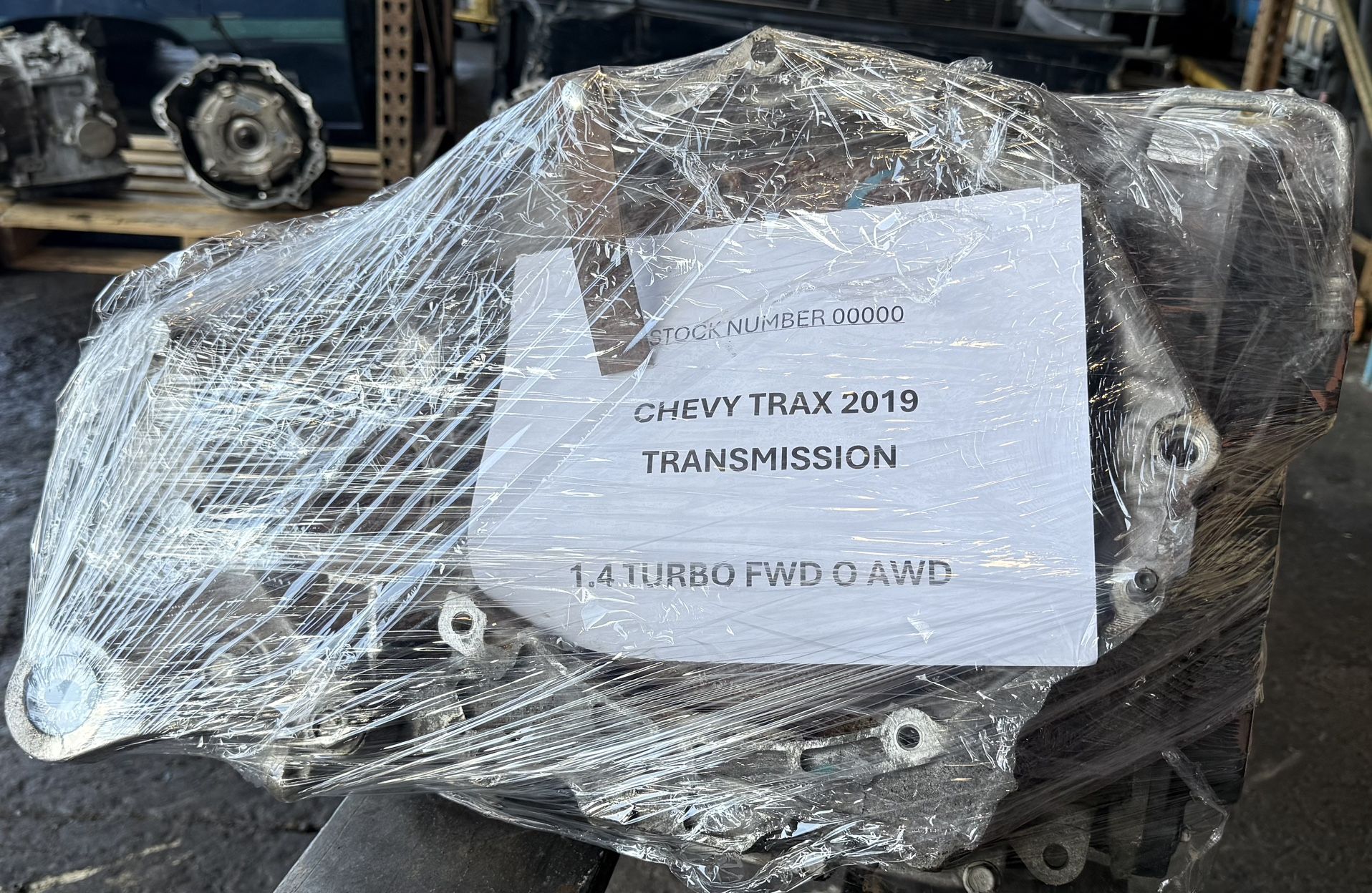 CHEVY TRAX 2019 TRANSMISSION 1.4 TURBO FWD Ó AWD