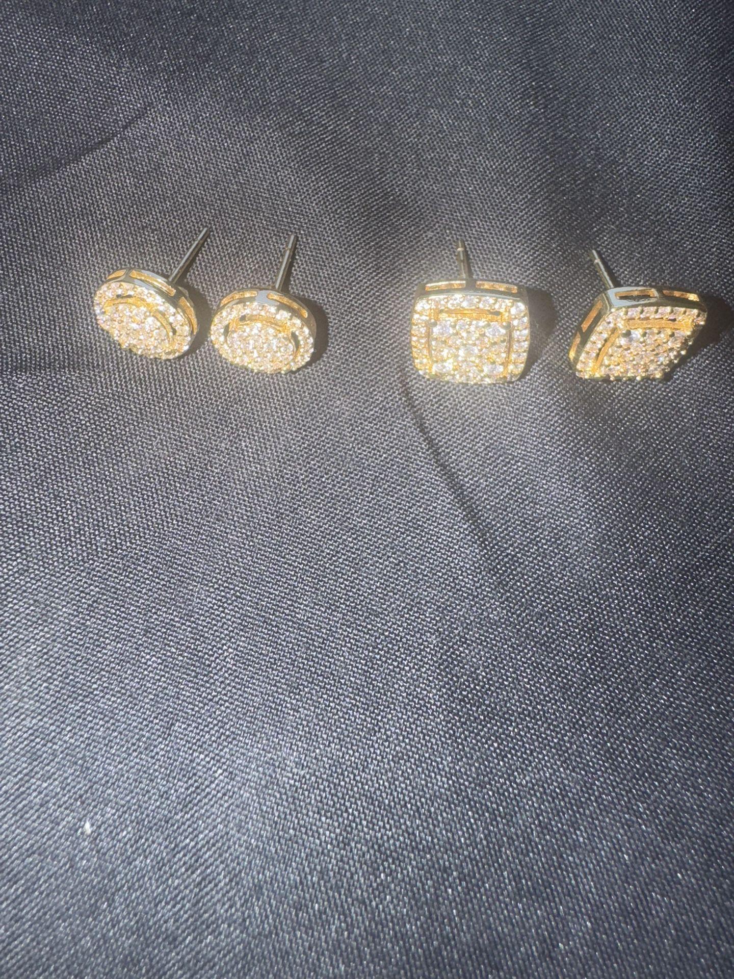 Yellow Gold Earrings 