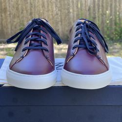Men’s Size 10.5 (44 EU) - AZZUL Genuine Leather Vinho Shoes Handmade In Portugal