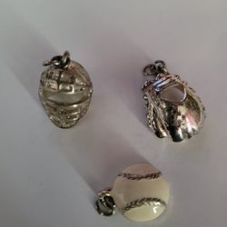Baseball Theme Charms