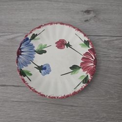 Blue Ridge by Southern Potteries Berry Fruit Bowl MARDI GRAS Colonial Edge