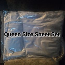 Queen Size Sheet Set New 