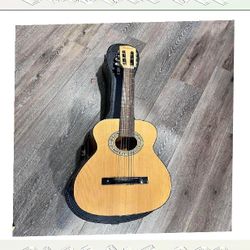 Acoustic Guitar Amazing Sound and Classic Design later continue