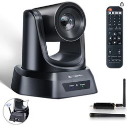 TONGVEO 1080p FHD PTZ Wireless Conference Camera 