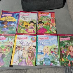 Wellie Wisher American Girl Book Lot 7 Books