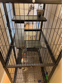 Small animal multi layer critter cage