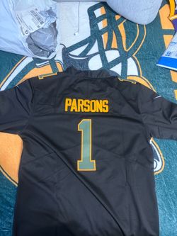Micah Parsons black packers jersey L