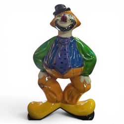Vintage Ceramic Clown, 9 x 6 inches