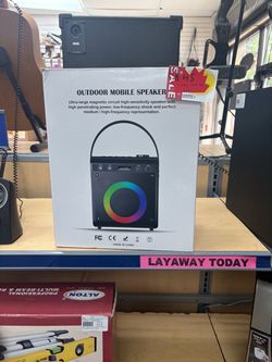 Outdoor Mobile Bluetooth Speaker with RGB Light