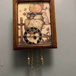 Beautiful Small German Hummel Wall Clock