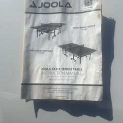 Joola Table Tennis Table 