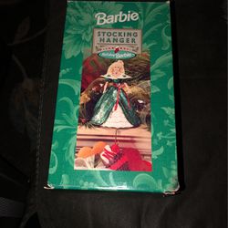 Holiday Barbie Stocking Hanger 1995