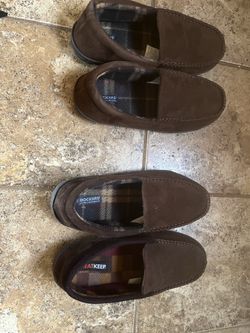 2 Pairs Dockers Slip-On Slippers / Loafers – Warm & Comfortable (BOTH PAIRS)