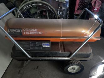 110,000 Btu Dayton Shop Oil Heater