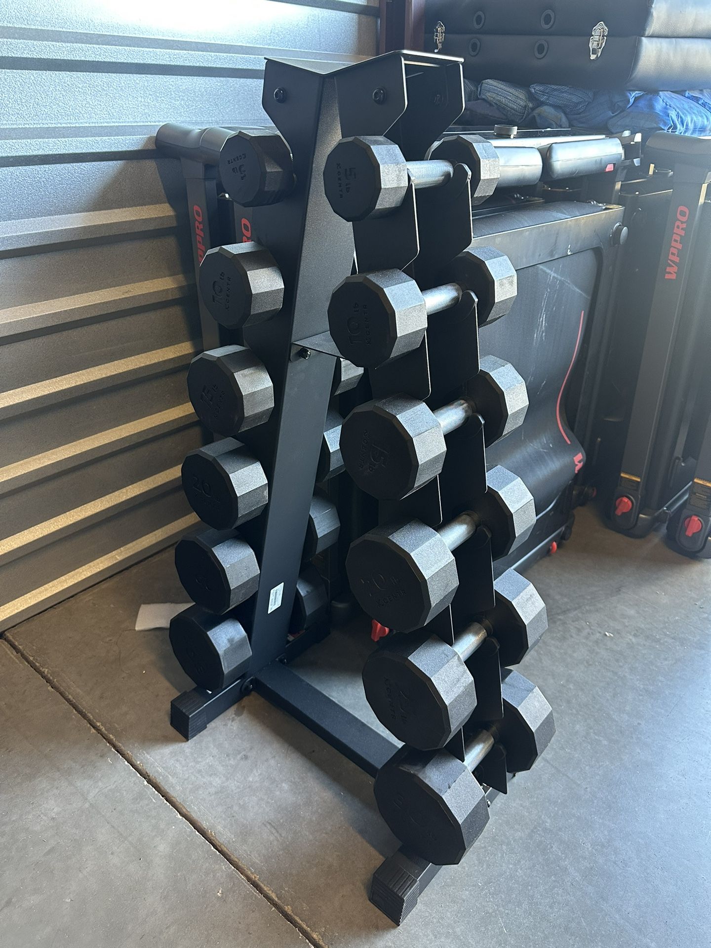 Dumbbells Set With Rack