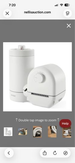 INTEX C1500 Cartridge Filter Pump For AGP: 1500 GPH Pump Flow Rate - Cartridge Gauge Indicator - HydroAeration Technology - Includes Type A Filter Car