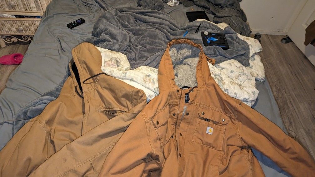 Carhartt Jackets And Over Alls , New Condition Only Worn 2 Times.