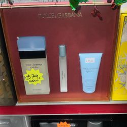 Dolce And Gabbana Light Blue Gift Set De Perfumes Regalos. 