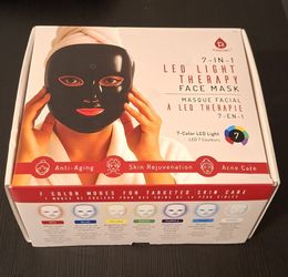 BRAND NEW Pursonic 7-in-1 LED Light Therapy Face Mask - SEALED