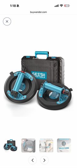SEESII Power Tools Vacuum Suction Cup Set