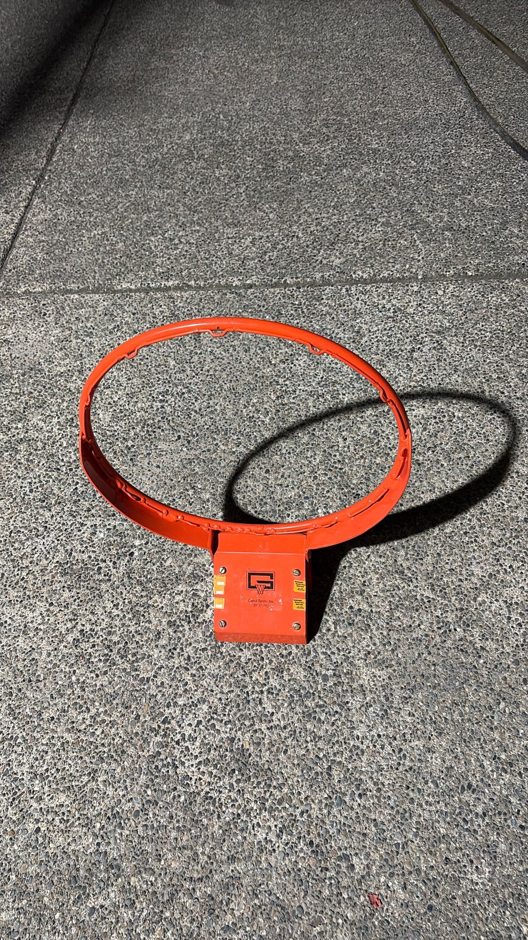 Gared Basketball Rim – Heavy-Duty Outdoor Hoop”