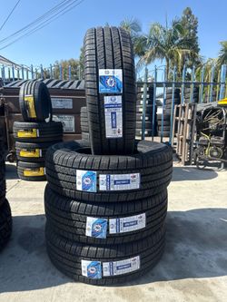 255/70/17 lion sport Ht 4 new tires installation and balance