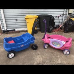 Nice Little Tykes Kids To Seat Wagon Only $40 Each