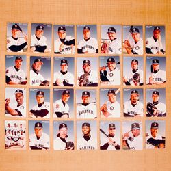 1996 Mothers Cookies SEATTLE MARINERS Team Set GRIFFEY JOHNSON MARTINEZ PINIELLA