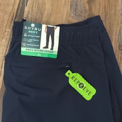 XL Soybu Mens Woven Joggers 