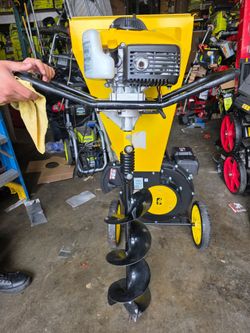 CHAMPION GAS 8"IN AUGER MACHINE NEW