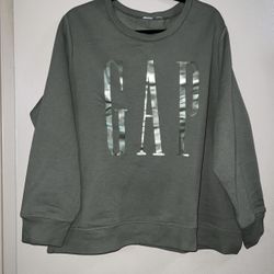Gap Logo Sweatshirt Green NWTS