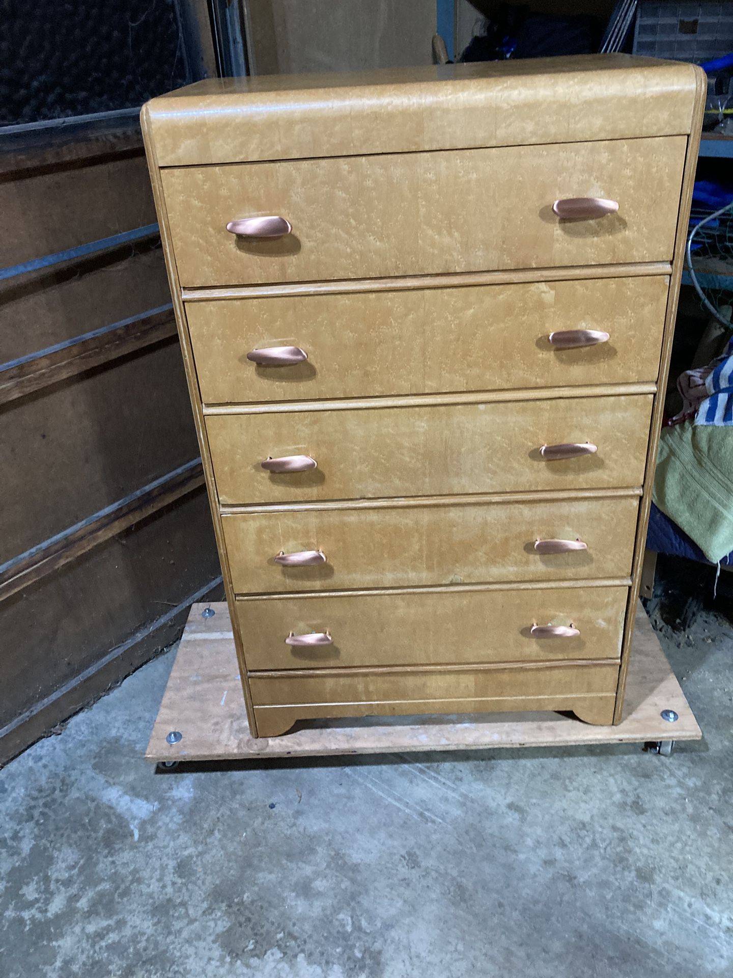 Art Deco Waterfall Dresser