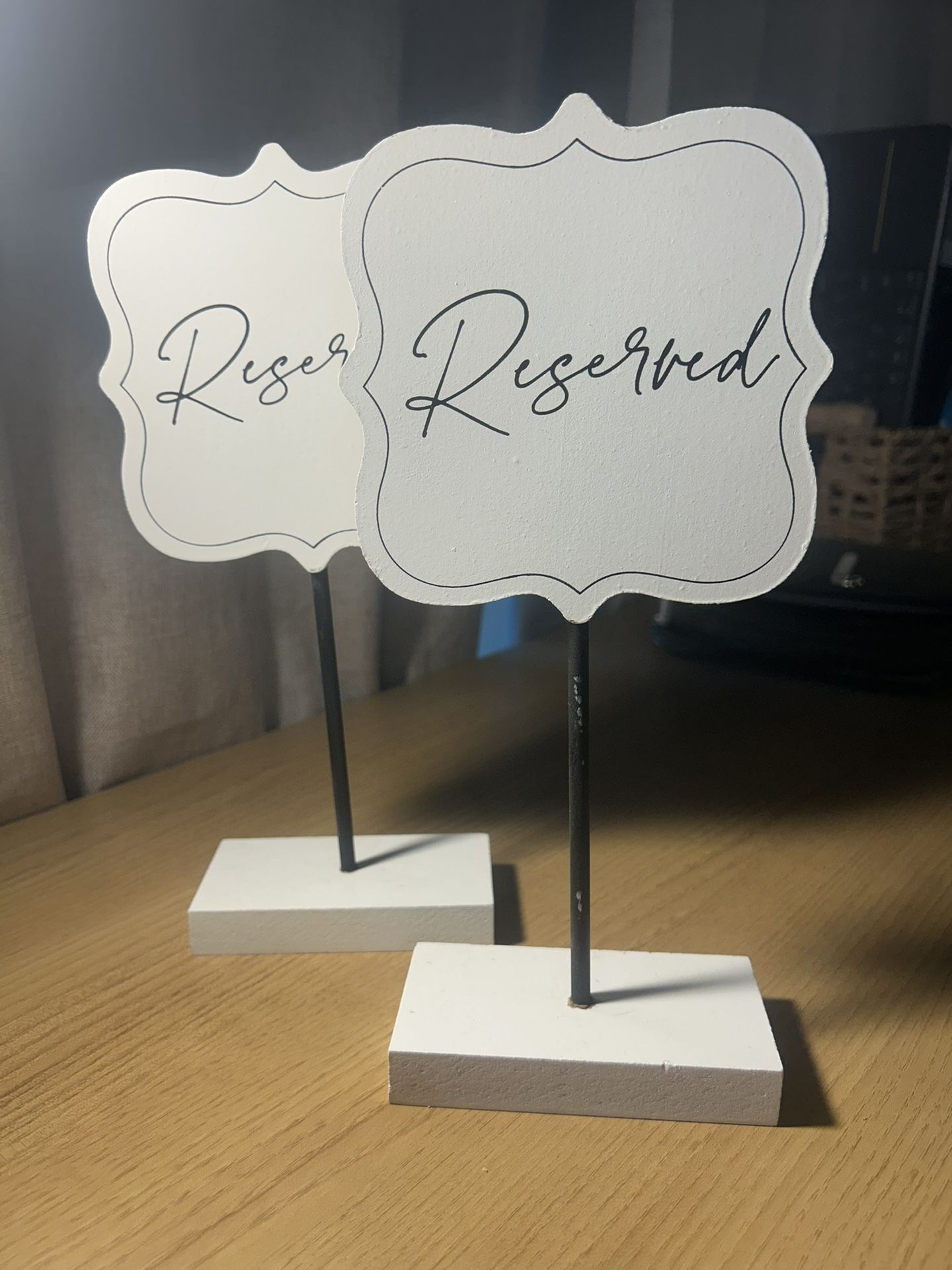 Reserved Sign (2) 