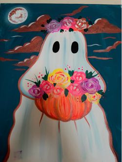 Hand painted ghost