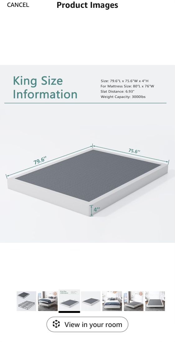 Brand New King Box Spring