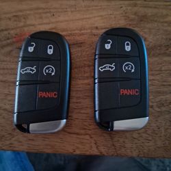 Brand new key fobs and programing