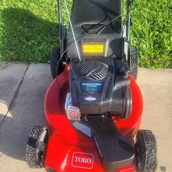 NEW TORO 22" SELF-PROPELLED  Lawn Mower  With Vortex Technology COMPLETE (retails for $480)
