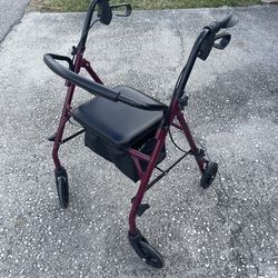 ***4 WHEEL ROLLING WALKER ***