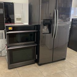 Microwave Combo STAINLESS STEEL KITCHEN APPLIANCE SET Samsung 