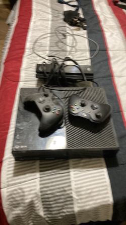 X box one console and controller
