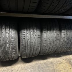 SET OF TIRE 275 45 20 CONTINENTAL 85% LIFE