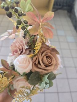 6 ling's moments bride/ Quinceanera maids artificial flower bouquets