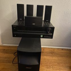 Bose 5.1 With Onkyo Audio Video Receiver 