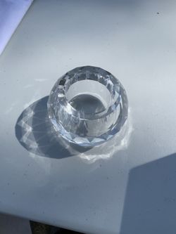 Crystal candle holder