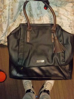 Reaction Kenneth Cole Black Tote Bag
