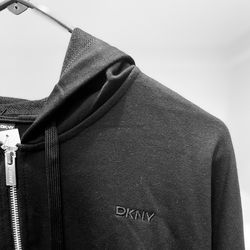 NEW DKNY  HOODIES YOUNG LADIES BLACK
