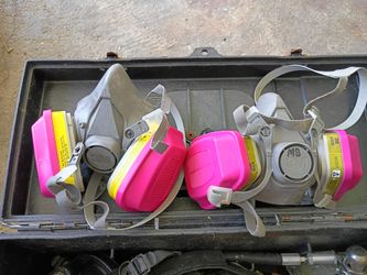 3M Half-Face Respirators with Filters – Lot of 2