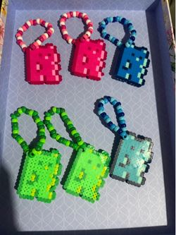 GUMMY BEAR PERLER KANDI BRACELET FESTIVAL RAVES