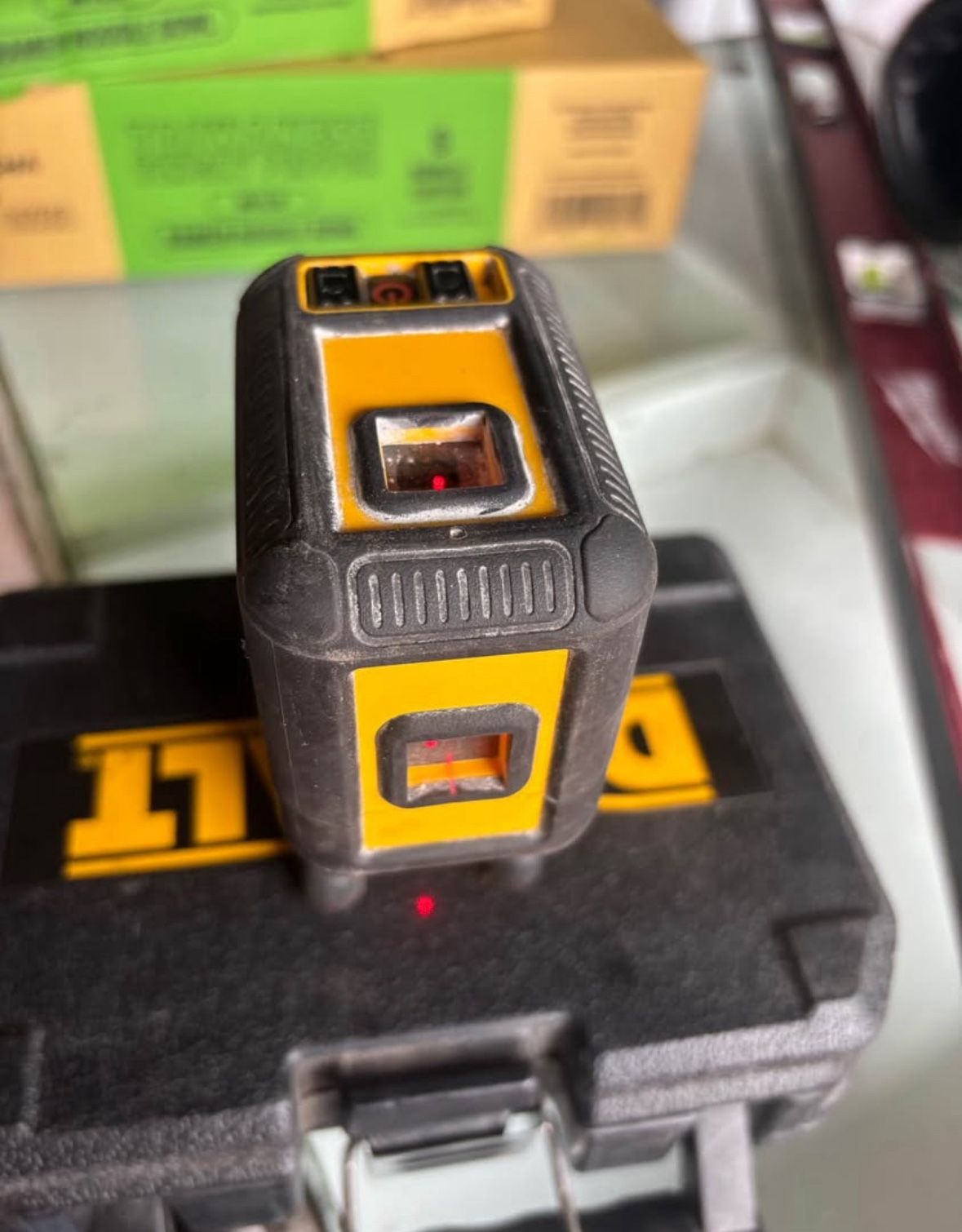 Bosch Router & Dewalt Point Laser